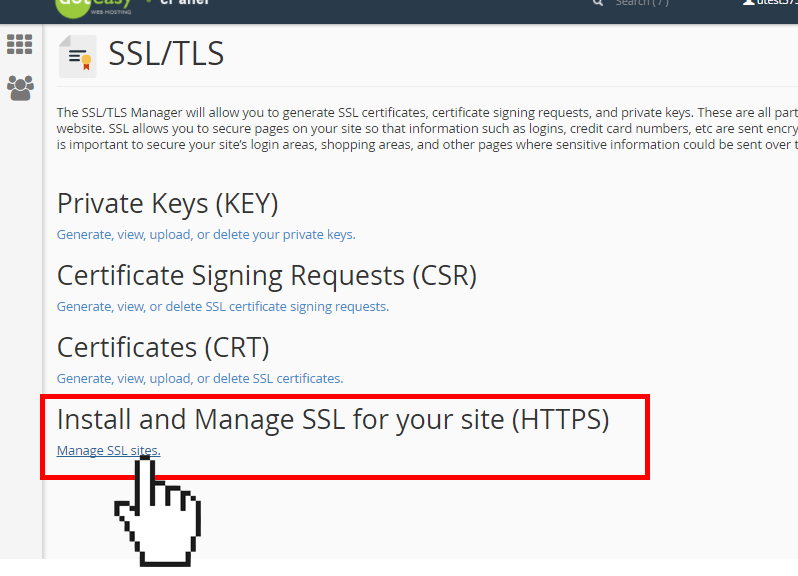 Private ssl