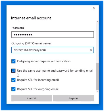 set gmail as mail default windows 10