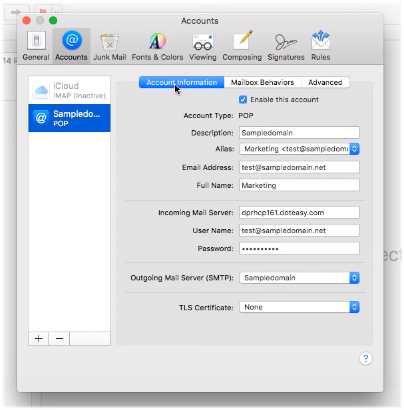 apple server webmail