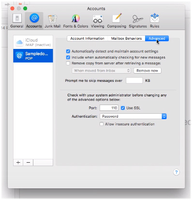 using mac mail