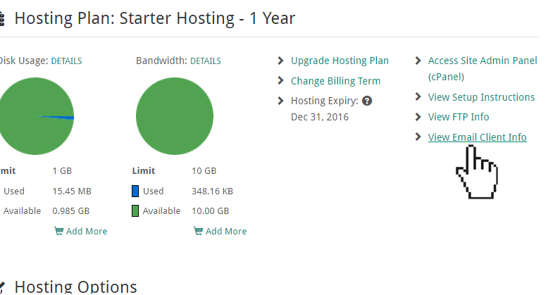 Accessing Your Domain Emails Using Mozilla Thunderbird Doteasy Web Hosting Canada