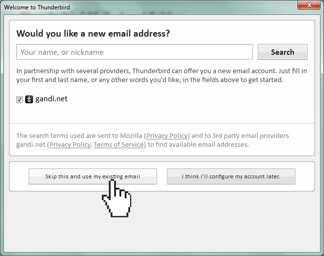 thunderbird mail account thunderbird mail account