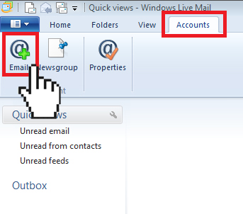 windows live mail stopped receiving emails