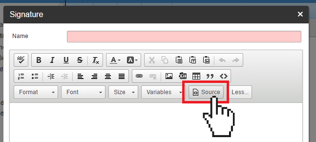 Smartermail Signature source opto