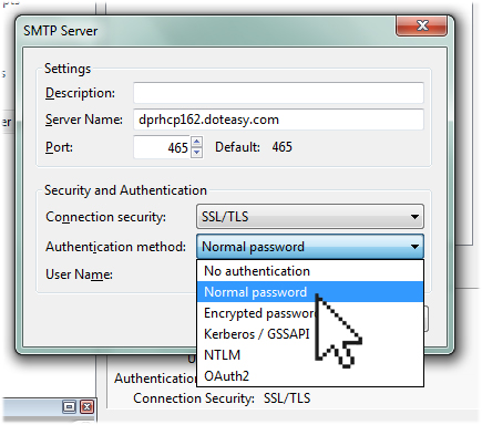 alternate ports smtp.gmail.com mailbird