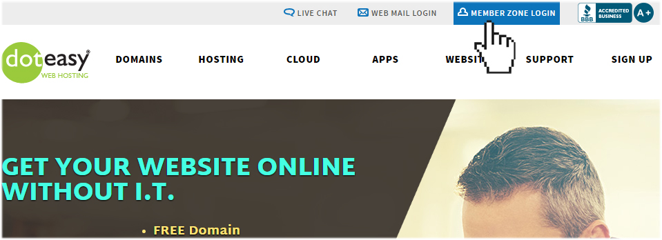 Doteasy Member Zone login