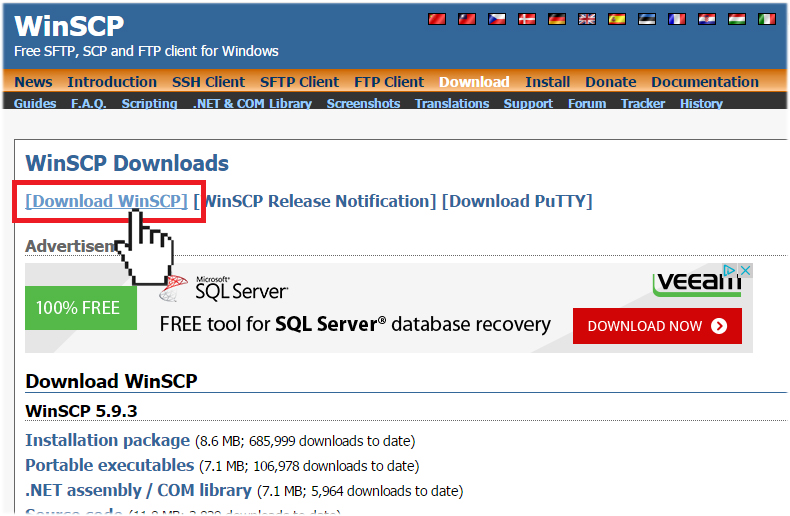 winscp download windows