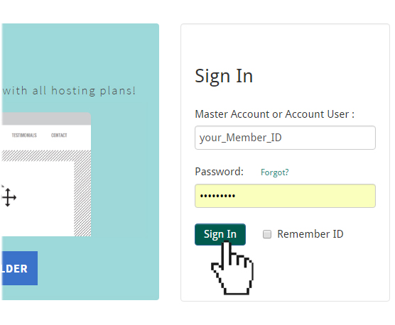 Doteasy Member Zone login