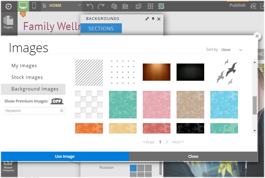 designing your website header