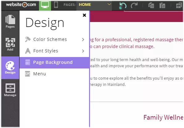 Designing your website header, body and footer 
