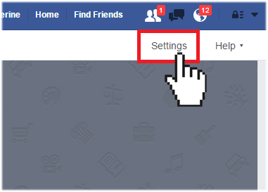 Facebook page settings