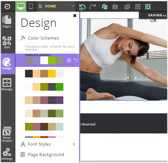 color scheme